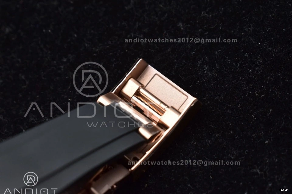 Rubber 116515 Edition Daytona Strap 1:1 RG on Oysterflex BTF Dial Best SA4130 0307